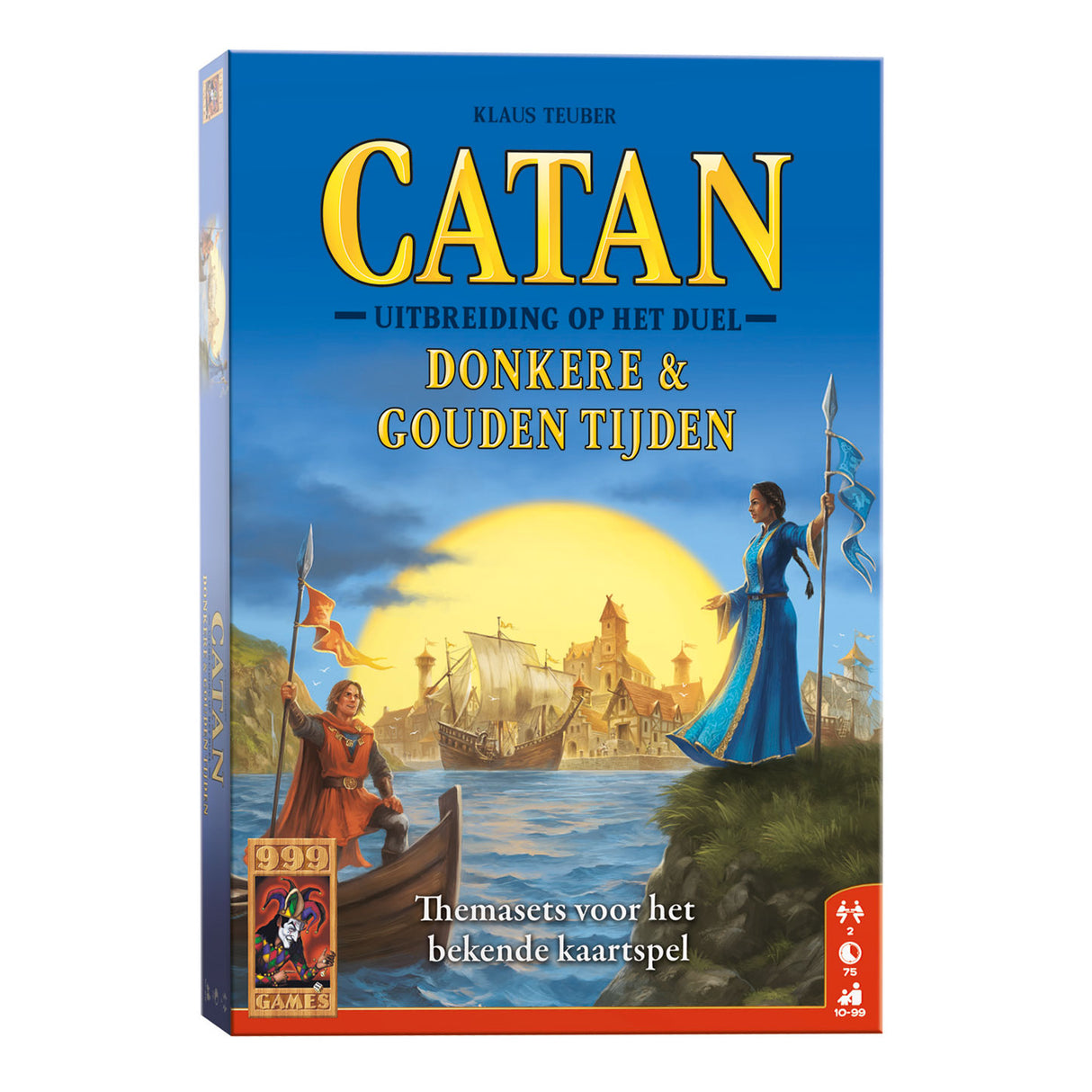 999 Games Catan: le jeu de société du Duel Donker Golden Times