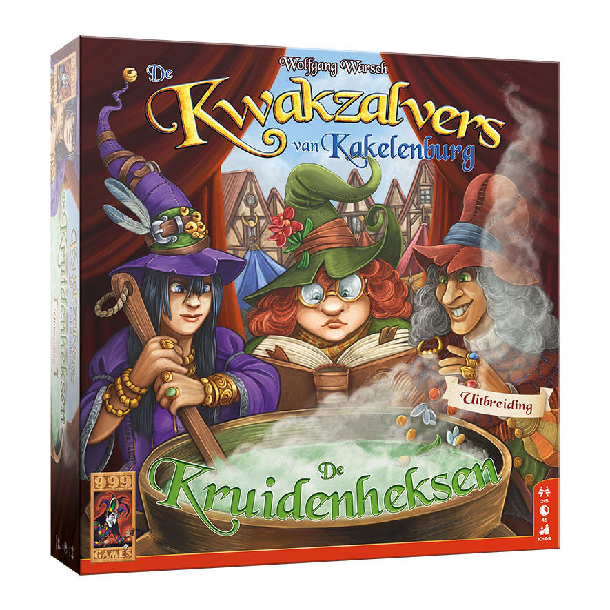 999Games de Kwakzalvers van Kakelenburg: el juego de mesa de expansión de la cerca de hierbas