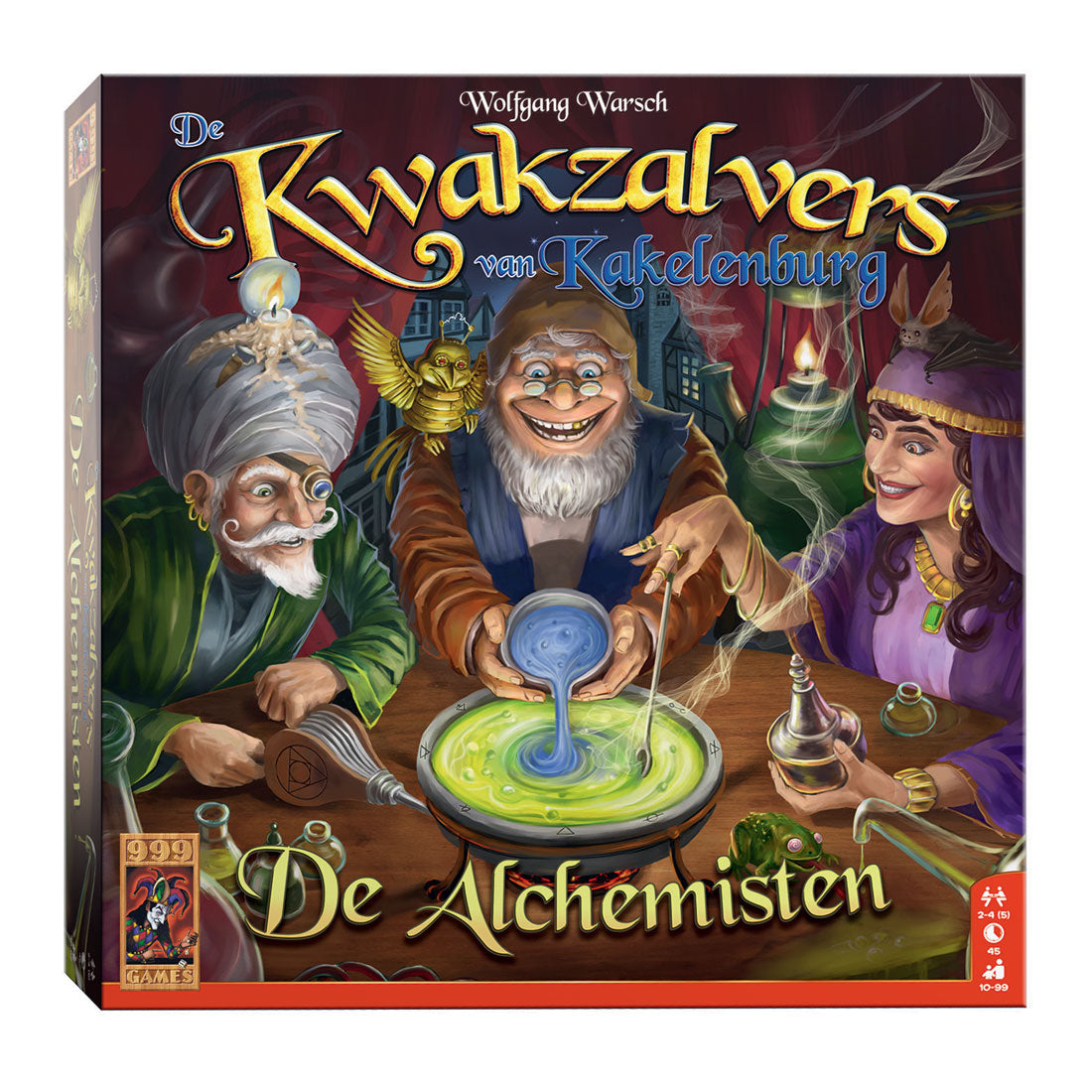 999games De Kwakzalvers van Kakelenburg: the alchemists expanding board game