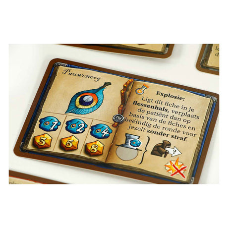 999games 999 games de kwakzalvers van kakelenburg: het duel bordspel (nederlands, 2 spelers, 45 minuten, vanaf 10 jaar)