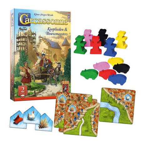 999games 999 games carcassonne kooplieden bouwmeesters uitbreiding