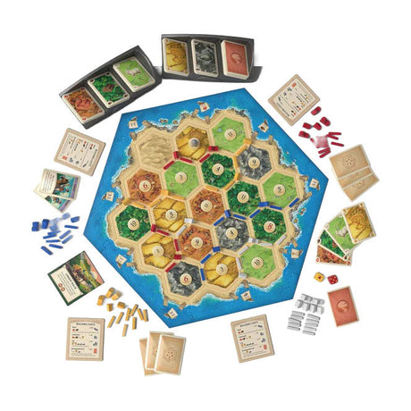 Asmodee catan basegame 6th edition - en - engelse versie