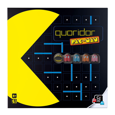 999games gigamic - quoridor pacman - bordspel voor volwassenen en kinderen - gelimiteerde editie van quoridor - nl gb fr de es it