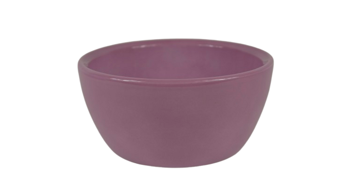Schaal boule oud roze glans 19cm