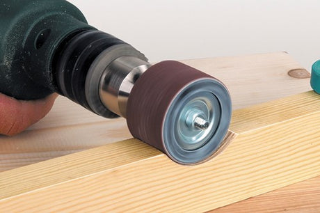 Wolfcraft schuurcilinder | 2 schuurbanden | ø45 x 30mm | 1 stuk - 2038000