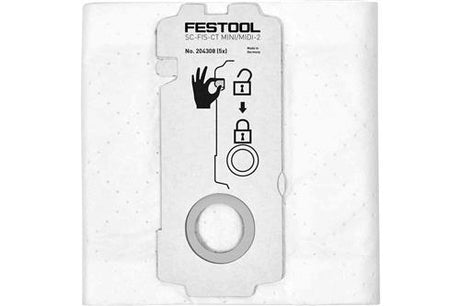 Festool accessoires festool filterzak sc-fis-ct mini midi-2 5 ct15