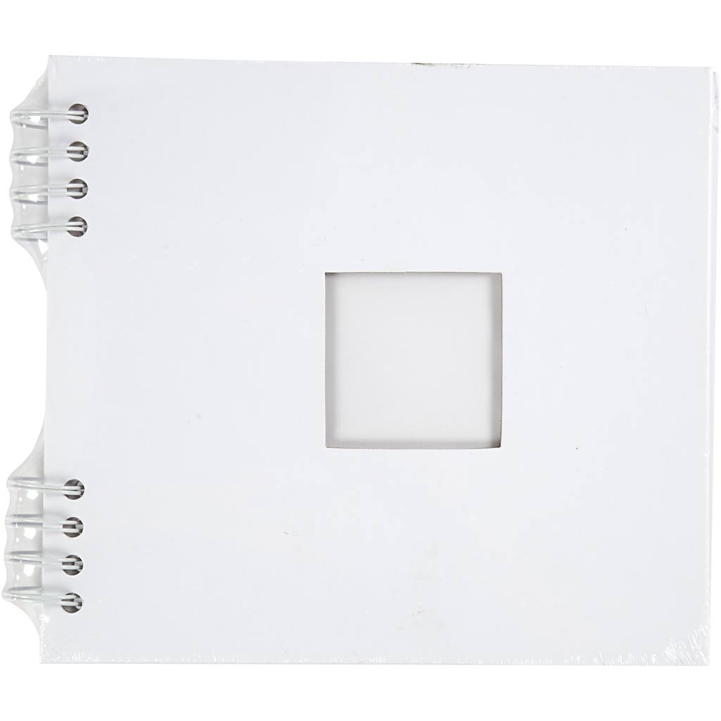 Creativ company http: www.cchobby.nl spiraal-gebonden-scrapbook-afm-20x20-cm-250-gr-wit-1-stuk