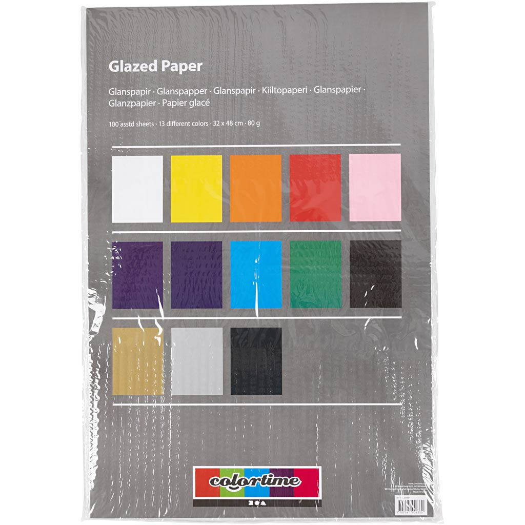 Http: www.cchobby.nl glanspapier-vel-32x48-cm-80-gr-diverse-kleuren-100-vel-1-doos