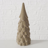 Boltze home decoratief kerstboom 2-delig h22 cm polyresin beige