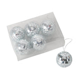 Boltze home kerstbal disco 6-delig glas dia.5cm