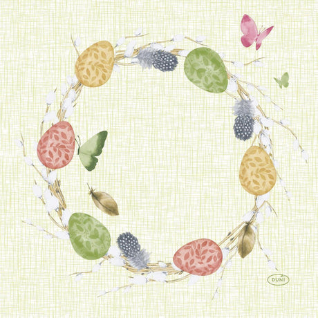 Duni servetten joyful spring 33x33cm