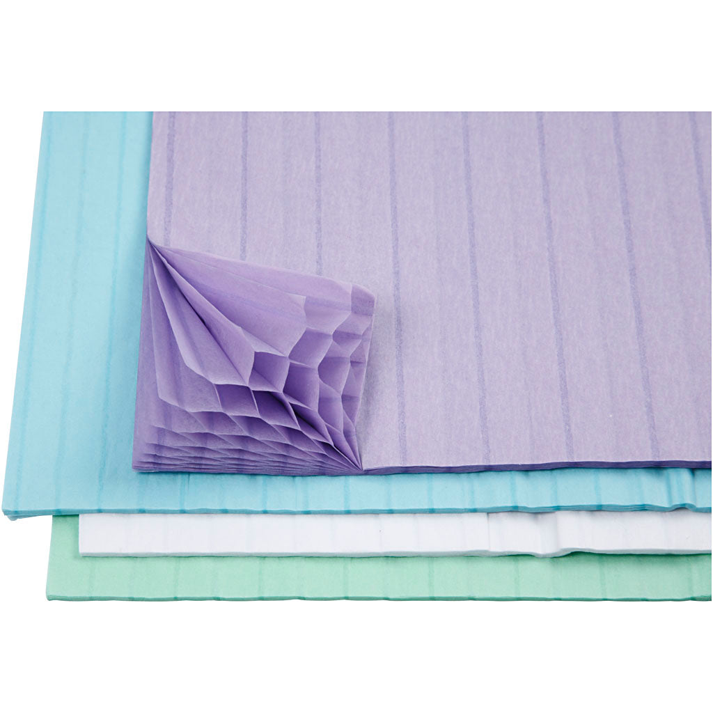 Http: www.cchobby.nl honingraat-papier-vel-28x17-8-cm-lichtblauw-groen-paars-wit-4x2-vel-1-doos