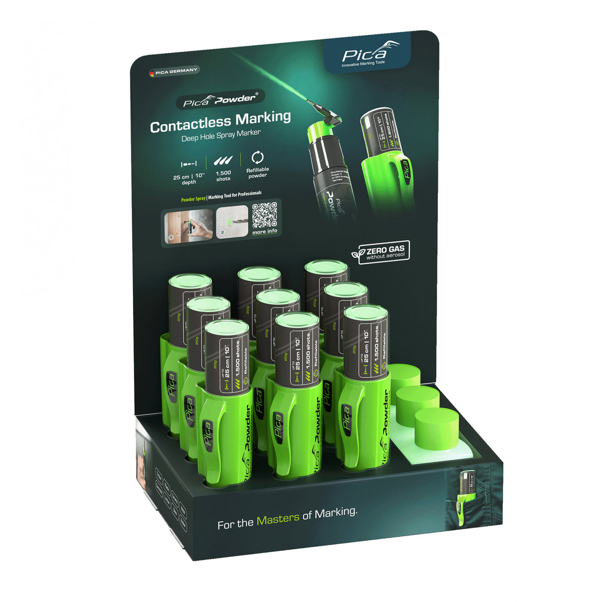 Pic a set van boring markers 2050 display 12el.