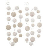 Boltze home capiz guirlande snowflake l180cm