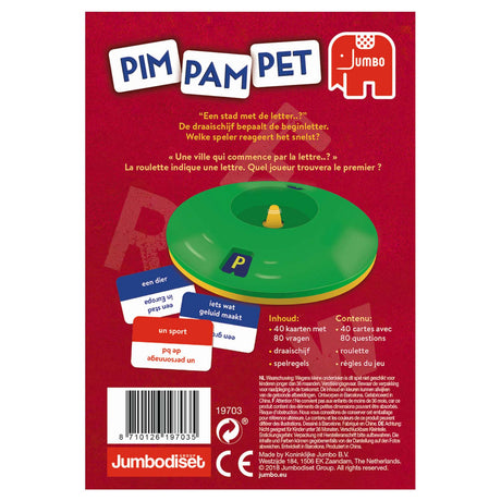 Jumbo spel pim pam pet