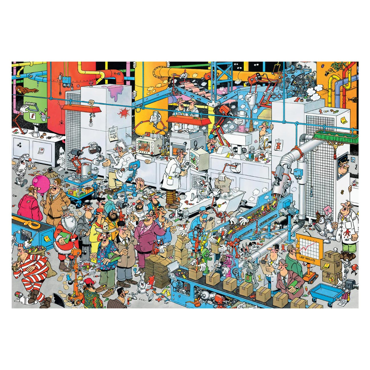 Jan Van Haasteren Jigsaw Puzzle Candy Factory, 500st.