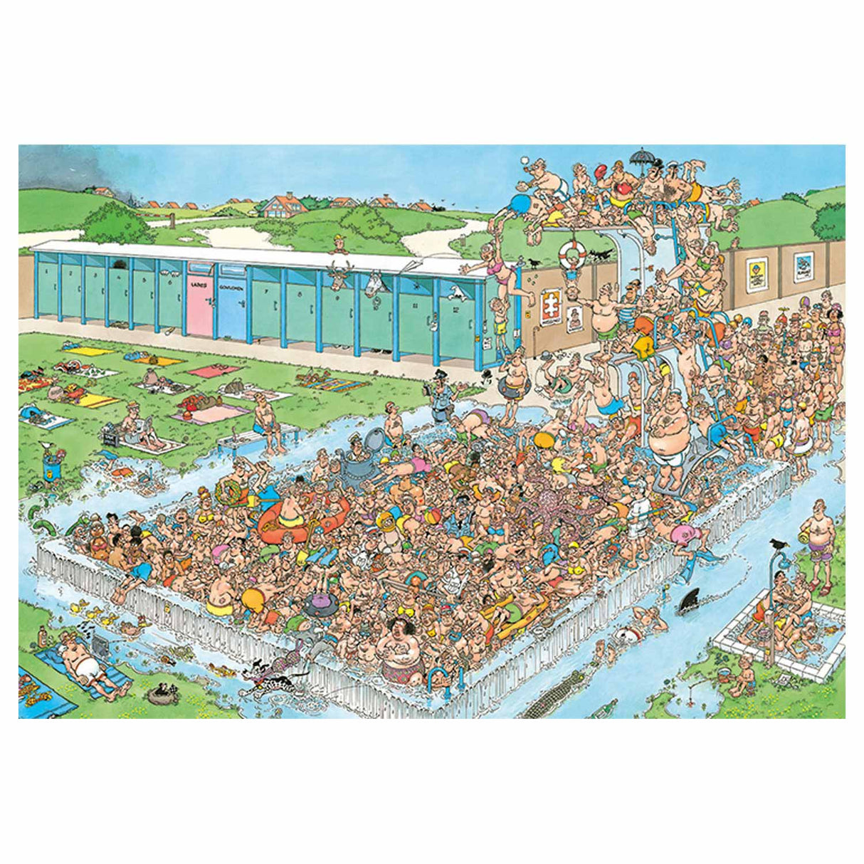 Jumbo jigsaw puzzle full of Bad, 2000st.