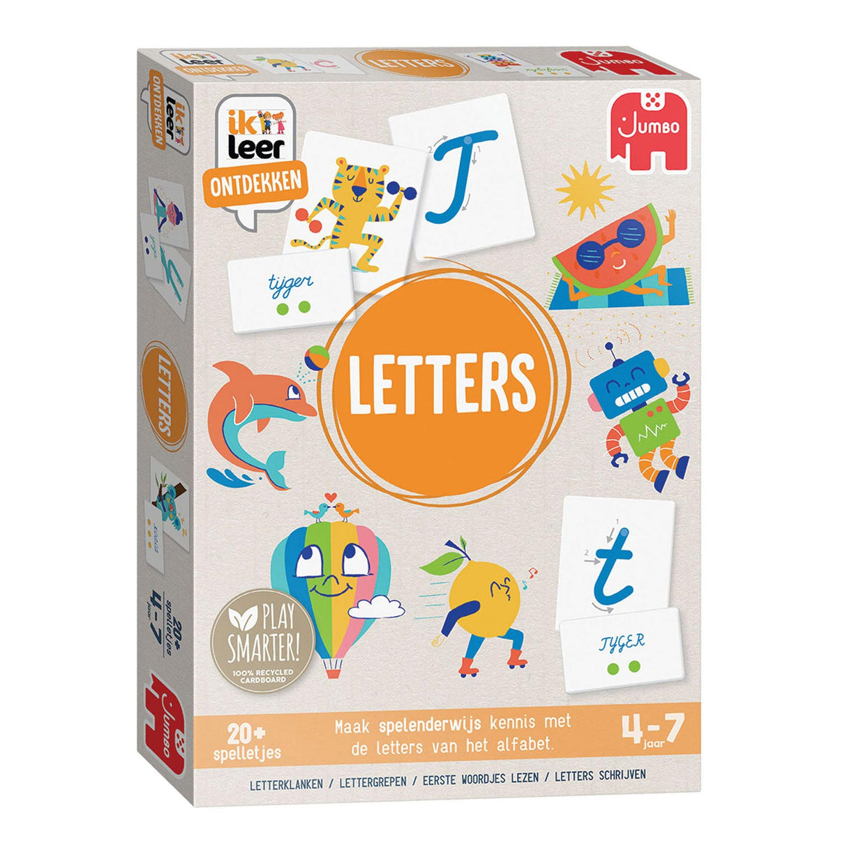 Jumbo J'apprends à découvrir le jeu éducatif des lettres