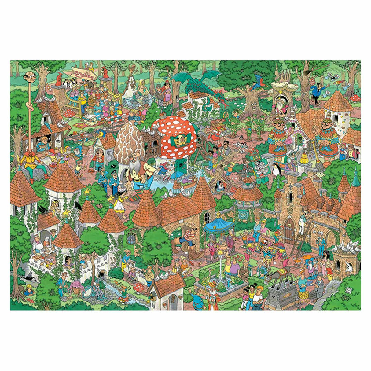 Jan Van Haasteren Legpuzzle - Efteling Sprookjesbos, 1000st.