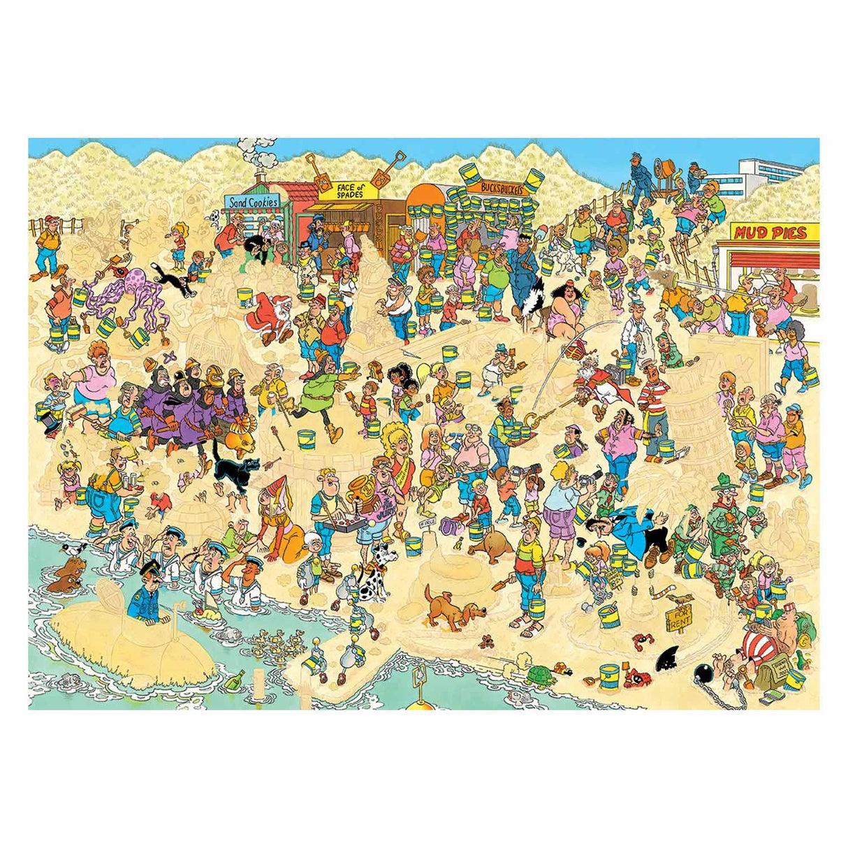 Jumbo Jigsaw Puzzle Sand Soch, 2000st.