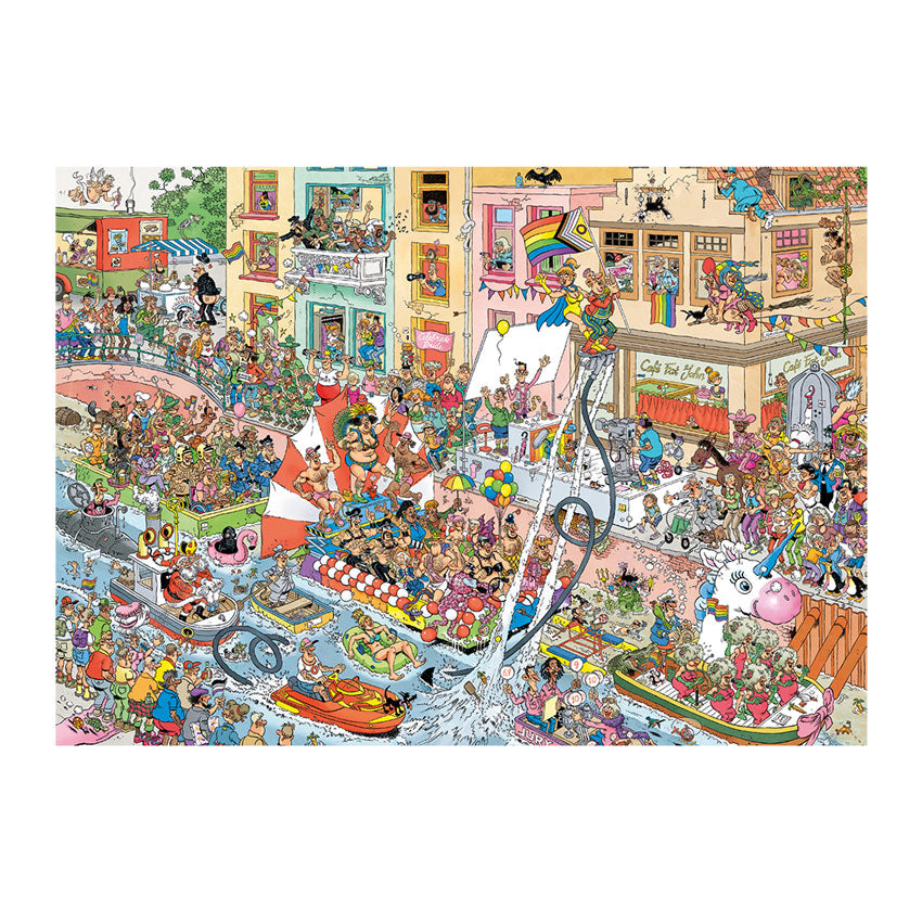 Jan Van Haasteren Jigsaw Puzzle świętuje Pride!, 1000st.