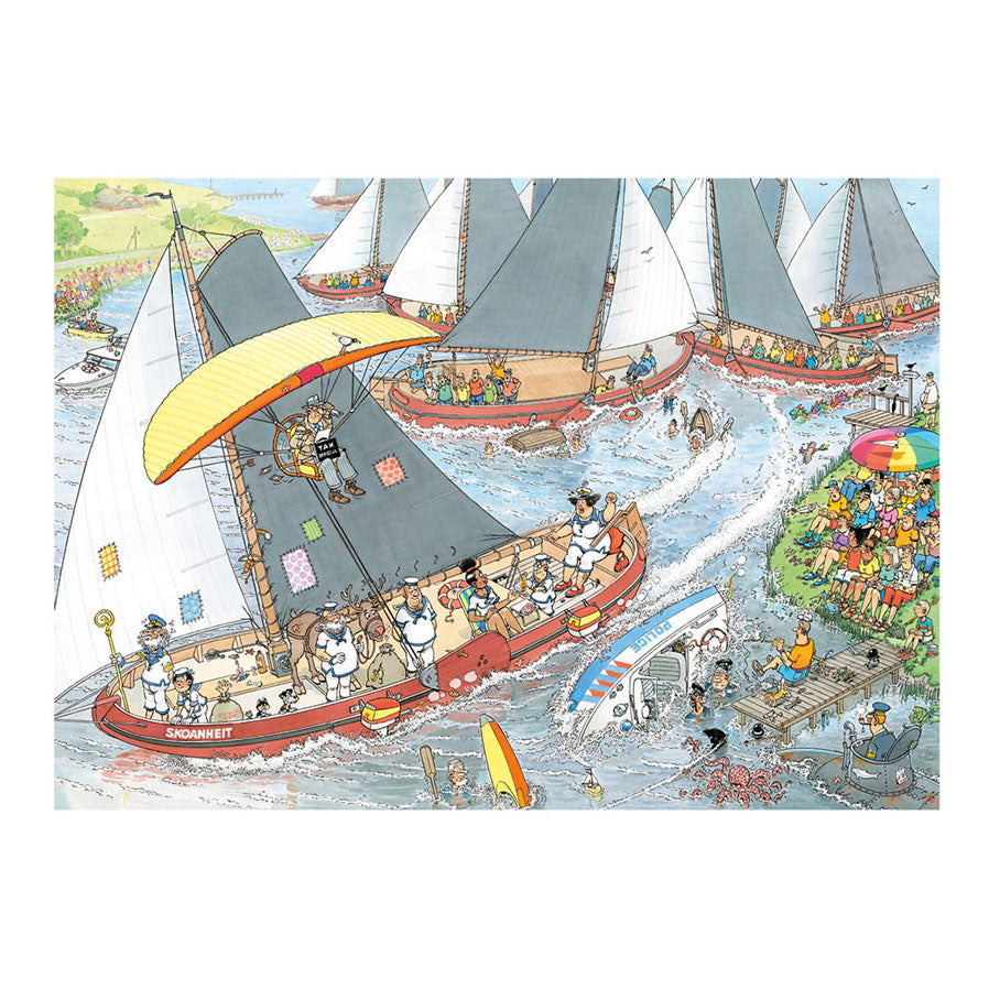 Jan van Haasteren jigsaw puzzle Dutch traditions, 2x1000st.