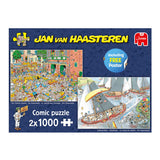 Jan van Haasteren jigsaw puzzle Dutch traditions, 2x1000st.