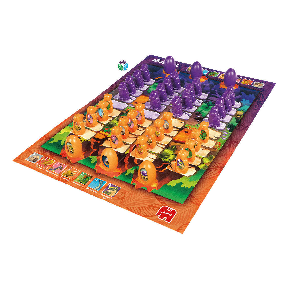 Das Brettspiel von Jumbo Stratego Junior Dino