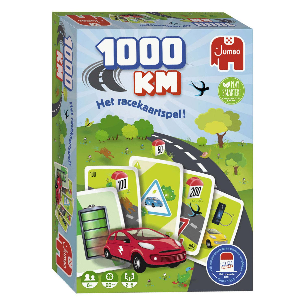 Juego de cartas de 1000 km de jumbo