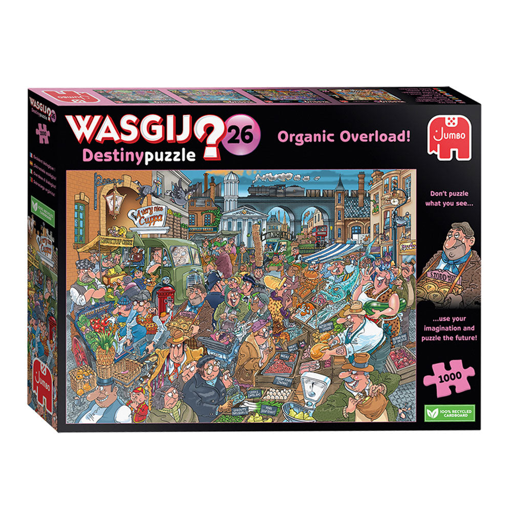 Jumbo Wasgij Destiny 26 puzzle is bursting with Bio!, 1000st.