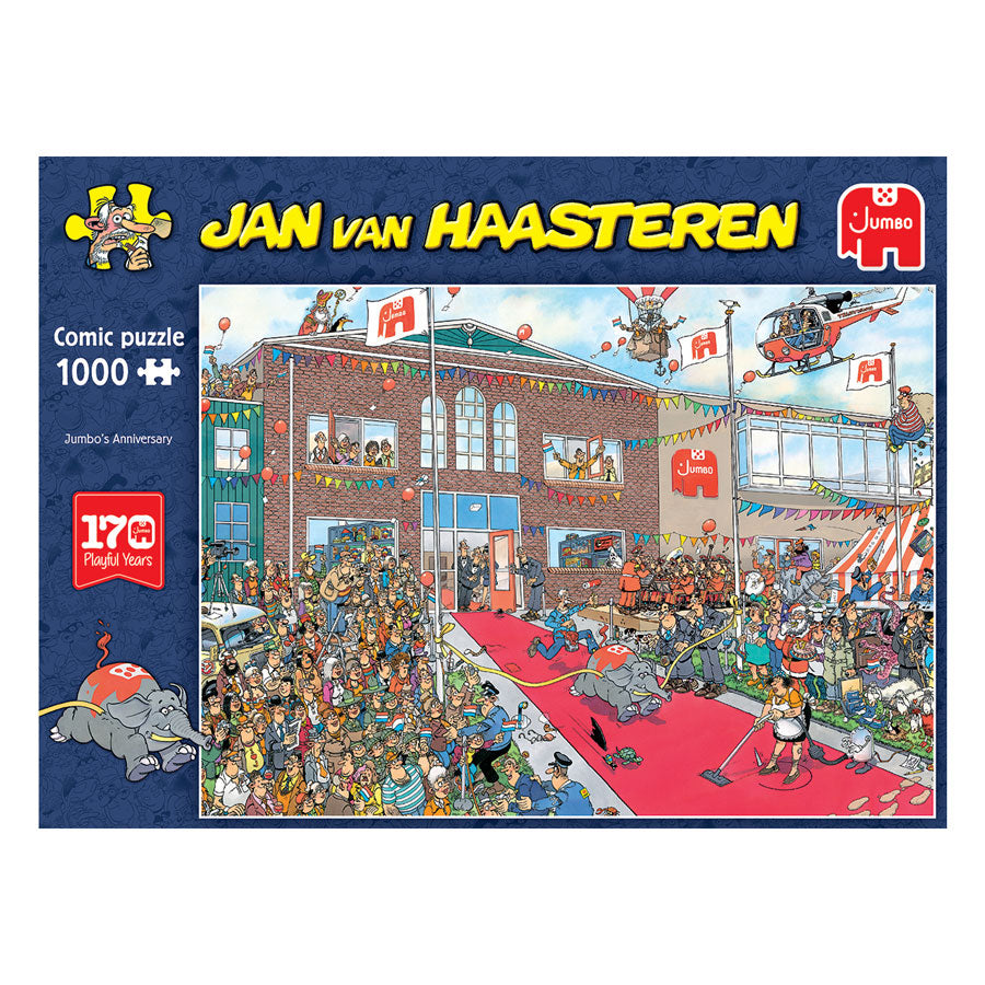 Jan Van Haasteren Legpuzzle 170 år Jumbileum, 1000st.