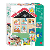 Jumbo Routines House Game éducatif en bois