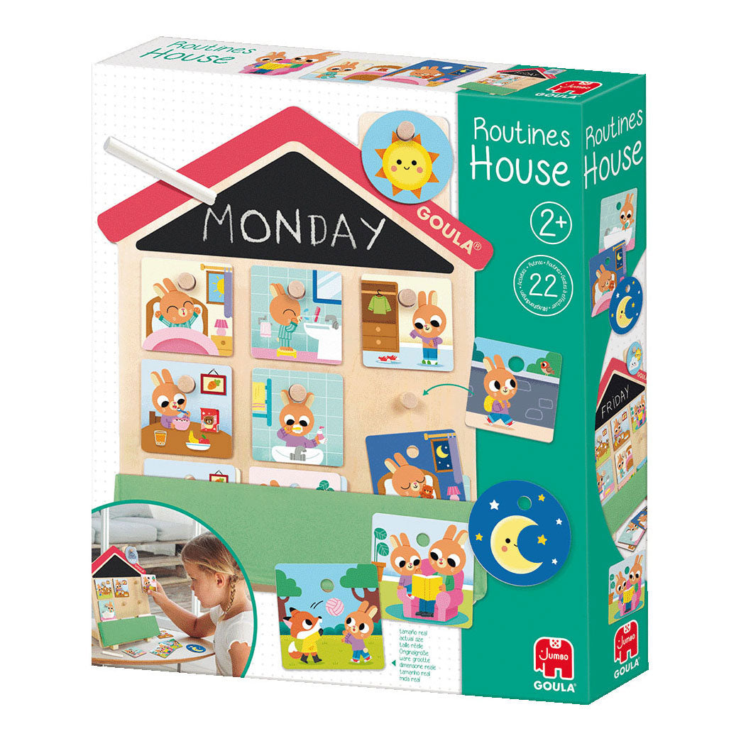 Jumbo Rutines House Educational Wood Game