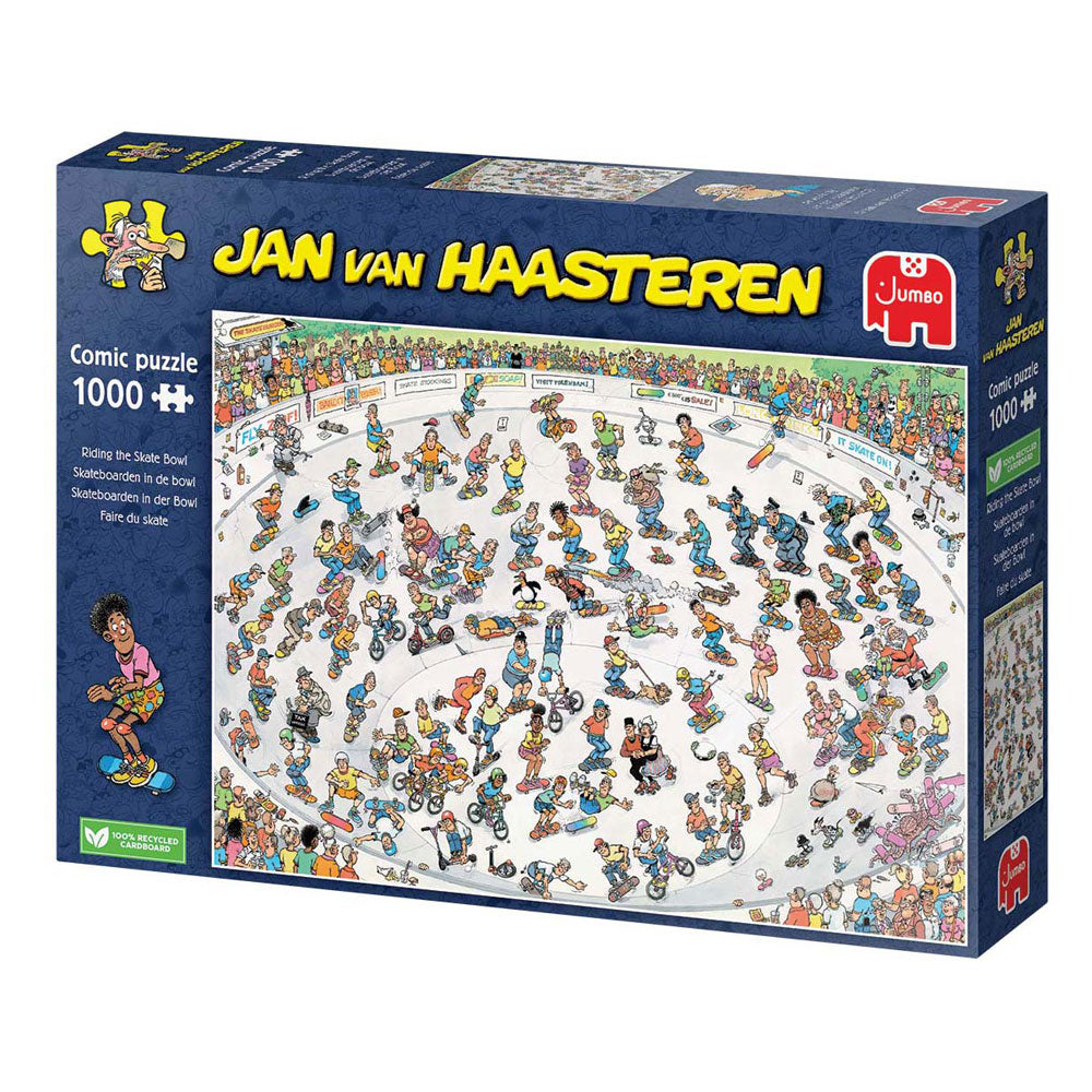 Jan Van Haasteren Pluzzle - Skateboarding in der Schüssel, 1000st.