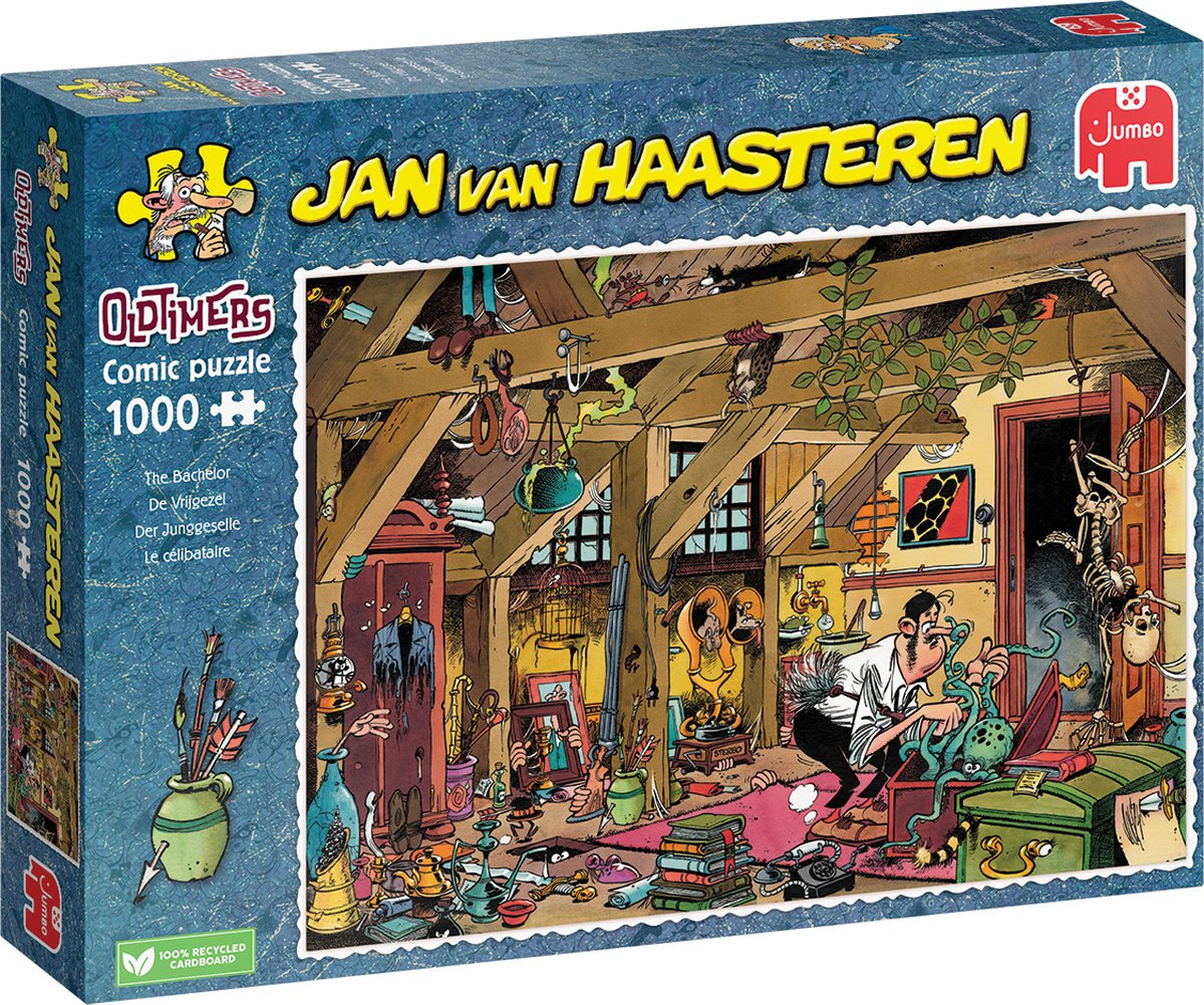 Jan van haasteren legpuzzel - oldtimers de vrijgezel, 1000st.