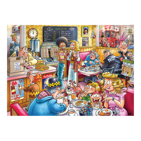 Jumbo wasgij destiny 27 legpuzzel - de koffieshop!, 1000st.