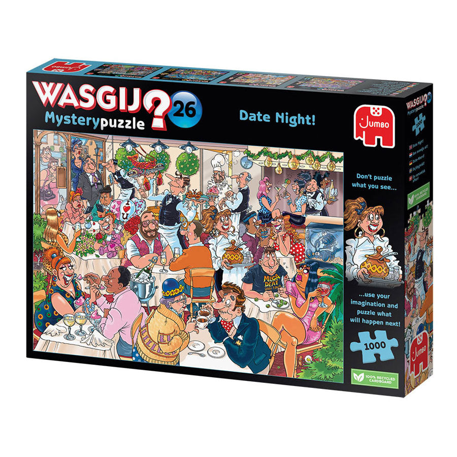 Jumbo était Mystery 26 Puzzle Jigsaw - Date Night!, 1000st.