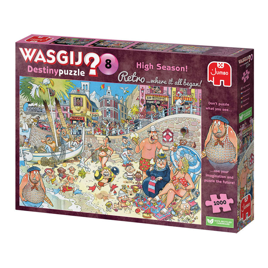 Jumbo Washij Retro Destiny 8 Jigsaw Puzzle - Haute saison!, 1000st.