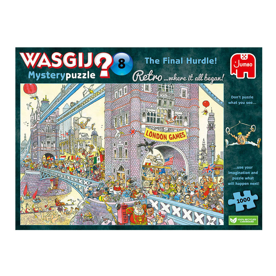 Jumbo wasgij retro mystery 8 legpuzzelde laatste horde!, 1000st.