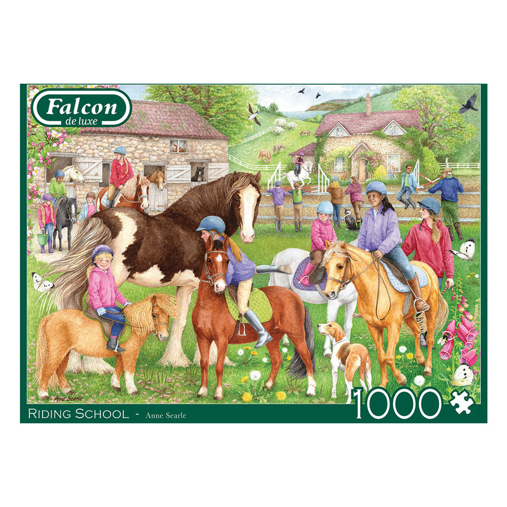 Jumbo Falcon Legpuzzzel - École d'équitation, 1000st.