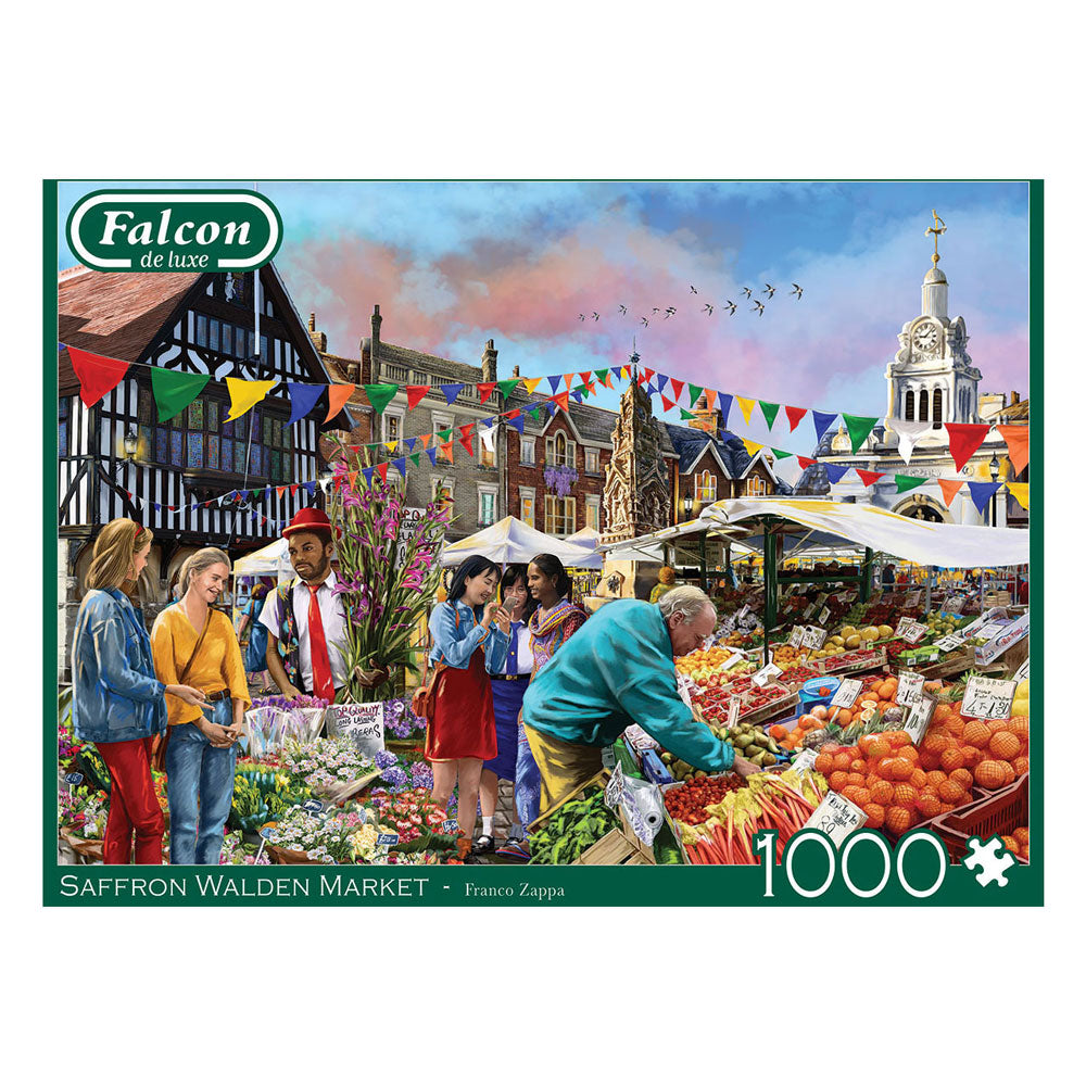 Jumbo FalCon legpuzzzzzing - Sacden worden Maart, 1000st.