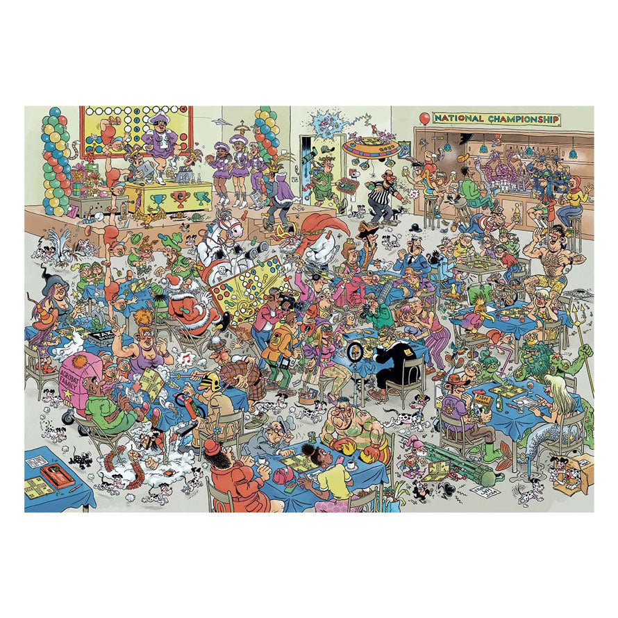 Jumbo puzzel 1000 st. jvh nk mens erger je niet