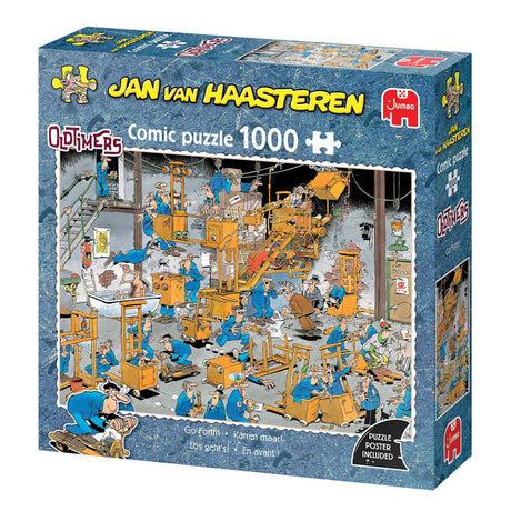 Jan van haasteren legpuzzel - oldtimers - karren maar! - 1000st.