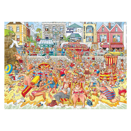 Jumbo wasgij retro original 8 legpuzzel - vloed!, 1000st.