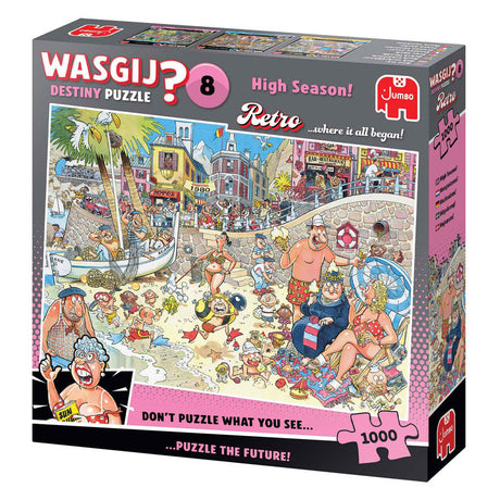 Jumbo wasgij retro destiny 8 legpuzzel - hoogseizoen!, 1000st.