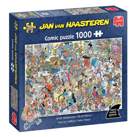 Jumbo jan van haasteren legpuzzel - bij de kapper, 1000st.