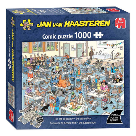 Jan van haasteren legpuzzel - de kattenshow - 1000st.