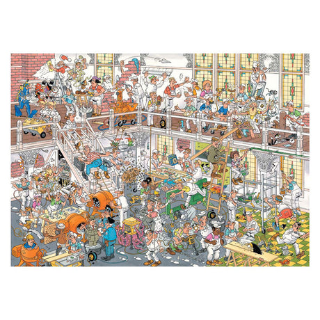 Jumbo jan van haasteren legpuzzel - de bouwmarkt en de verbouwing, 2x1000st.