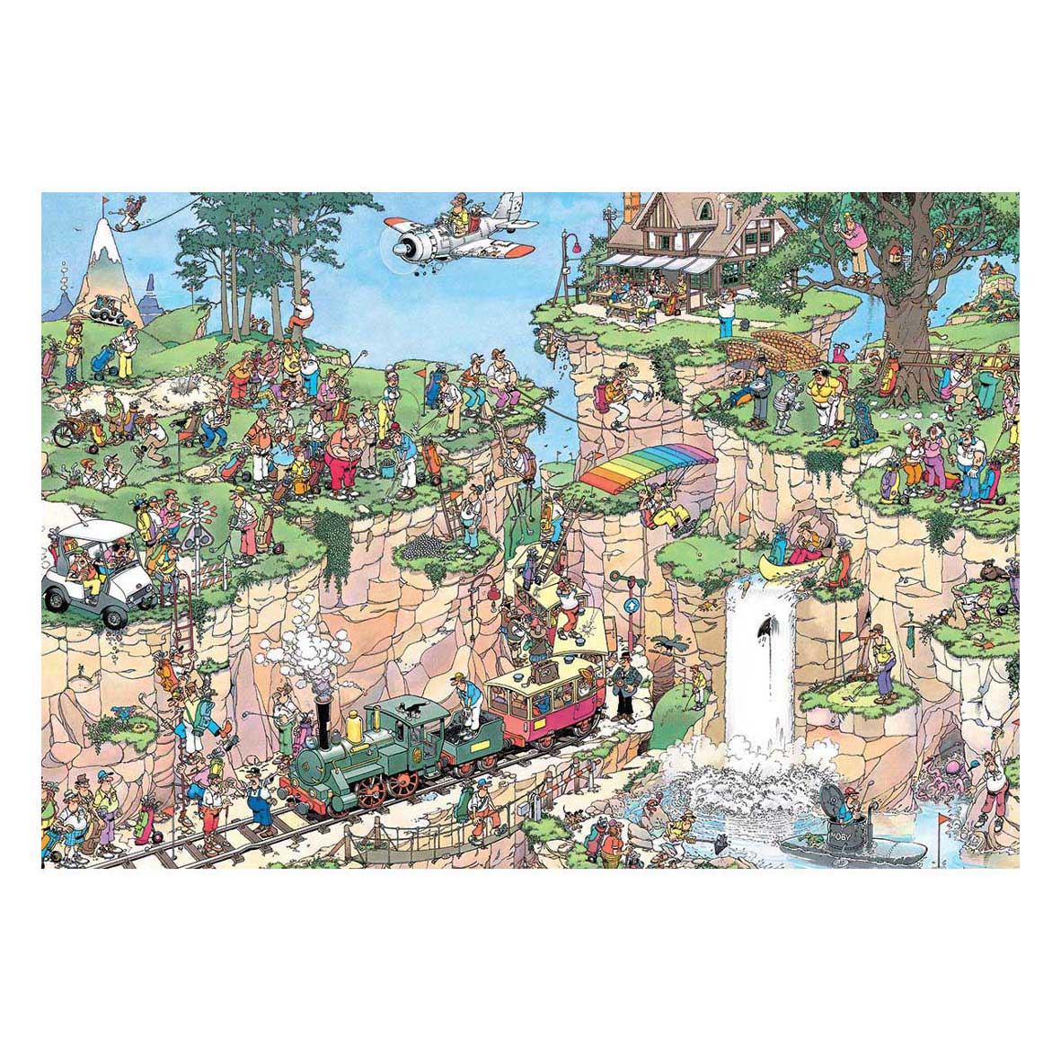Jan van haasteren legpuzzel - de golfbaan - 5000st.