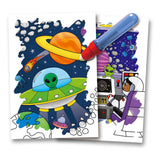 Jumbo water magic - space kleurboek met waterstift